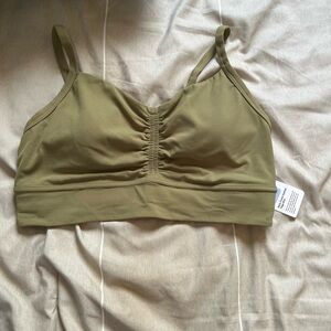 Lululemon Nulu front gather yoga bra size 12 NWT